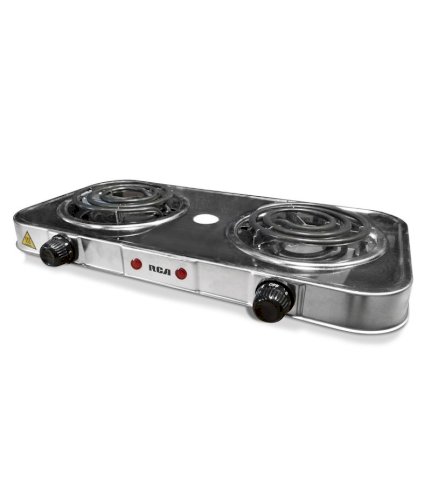 ESTUFA D/MESA ELEC. (A+) "RCA" 2 QUEMADORES  INOX #RCBU11
