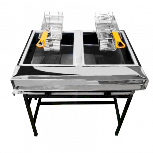 ESTUFA INDUSTRIAL ESPECIAL (A+) "FEICOMEL" 2 PASCONES ACERO INOX