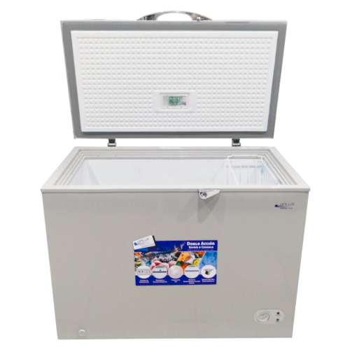 FREEZER HOR. 1 PUERTA 10.5 PIES  (A+) "GPLUS" R600a SILVER #GP-300M#FRE-1023