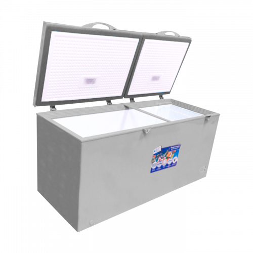 FREEZER HOR. 2 PUERTAS 17.70 PIES  (A+) "GPLUS" R600a SILVER  #GP-F19 #FRE-1029