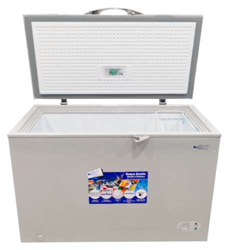 FREEZER HOR. 1 PUERTA 14.10 PIES (A+) "GPLUS" R600a SILVER #FRE-1026 #GP-F15