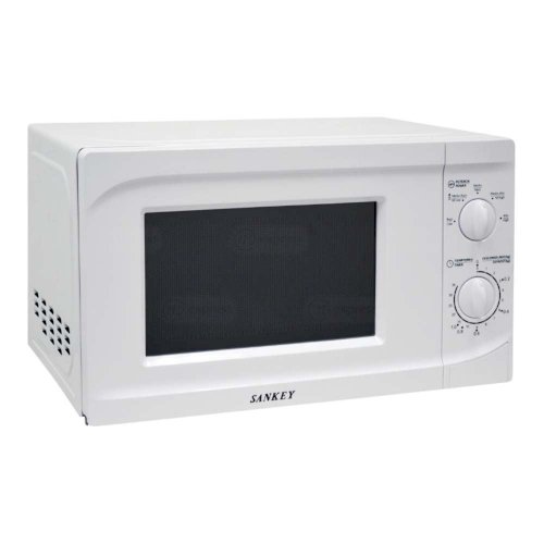 HORNO MICROONDAS D/PERILLA 0.7 PIES (A+) "SANKEY" 700W BLANCO #MW-773M