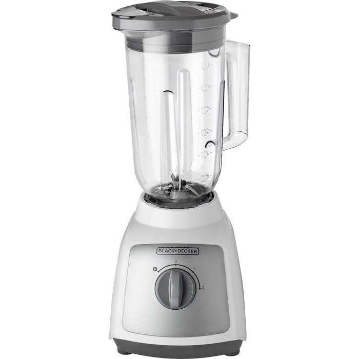LICUADORA D/PLASTICO 2 VELOCIDADES "BLACK&DECKER" BLANCA #819771