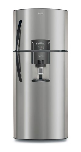 REFRI NO FROST C/DISPENSADOR  2 PUERTAS 14 PIES (A+) "MABE" INOX  #RMP400FZNU