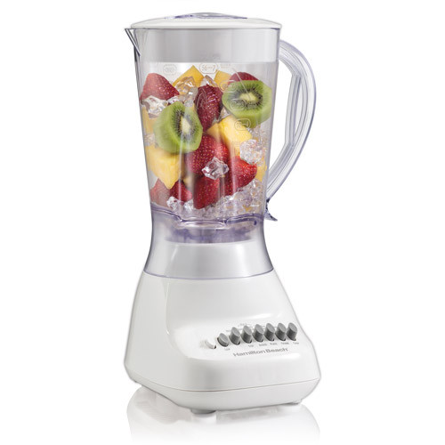 LICUADORA D/PLASTICO 10 VELOCIDADES "HAMILTON BEACH" BLANCA #50166 #01663