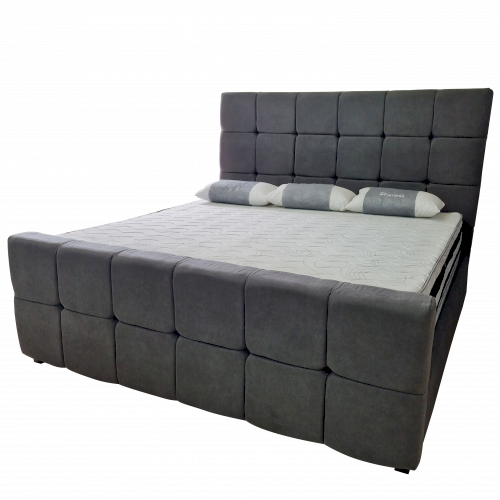 SET DE RECAMARA KING SIZE (BASE+RESPALDAR) #ZALCO