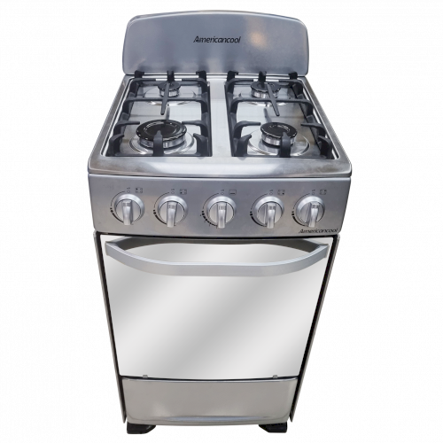 ESTUFA D/GAS 20" (A+) "AMERICAN COOL" SILVER #AGS2006
