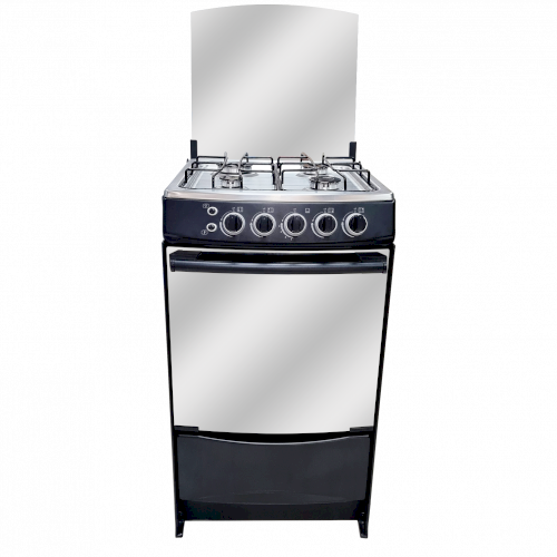 ESTUFA D/GAS 20" (A+) "OSTER" 4 QUEMADORES NEGRA #OS-GSGMI20IB