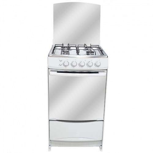 ESTUFA D/GAS 20" (A+) "OSTER" 4 QUEMADORES BLANCA #OS-GSGMI20IW