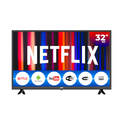TV LED SMART 32" "JVC" ANDROID 11/HD/USB/AV/HDMI #LT32KB127 #501227