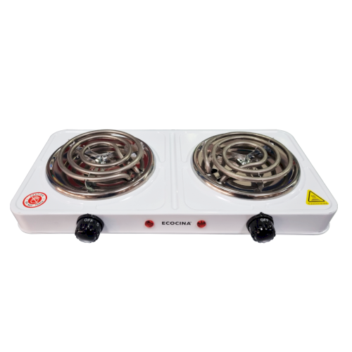 ESTUFA ELECTRICA D/MESA  2 QUEM  ECOCINA BLANCA #C-E2