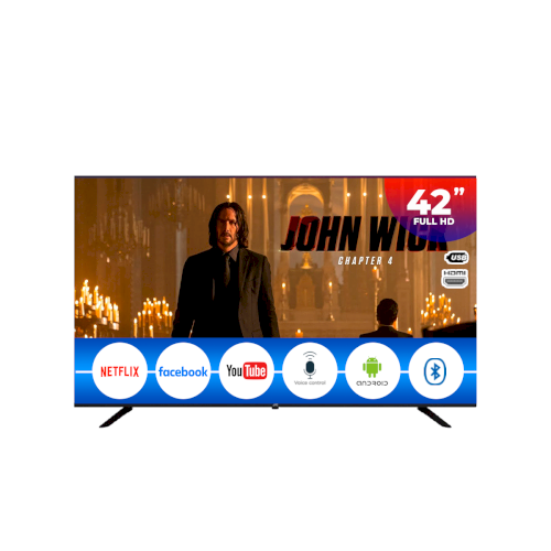 TV LED SMART 42" "JVC" ANDROID 11/USB/VGA/HDMI/CHROME CAST #LT-42KB327