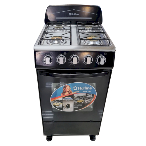 ESTUFA D/GAS 20" (A+) "HOTLINE" 4 QUEMADORES INOX #HLGR492