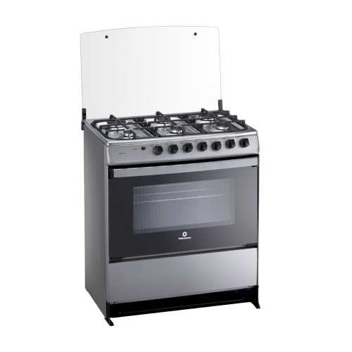 ESTUFA D/GAS 32" (A+) "MARSELLA INDURAMA" 6 QUEMADORES TABLERO INOX #QUARZO HOME#C32 S01
