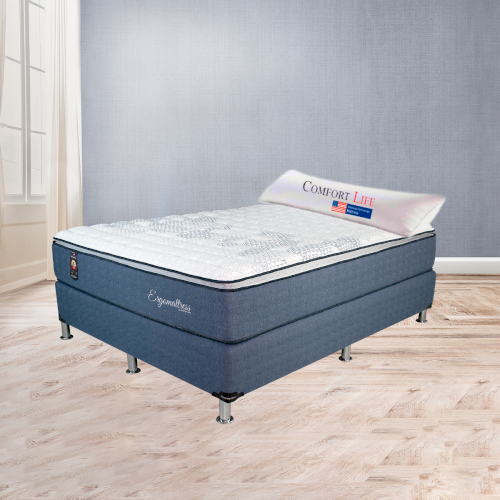 CAMA QUEEN SIZE CONFORT LIFE  "ERGOMATRESS"