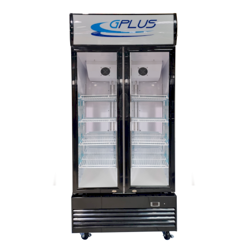 VITRINA VERT. NO FROST 2 PUERTAS 22 PIES (A+) "GPLUS" BL/NEG #GPNV1003700 #GP-NEV1I