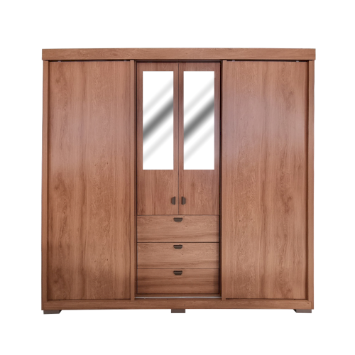 ROPERO C/ESPEJOS "FIT MOD. 1174" PUERTAS CORREDIZAS 3 GAVETAS  #IMUCA