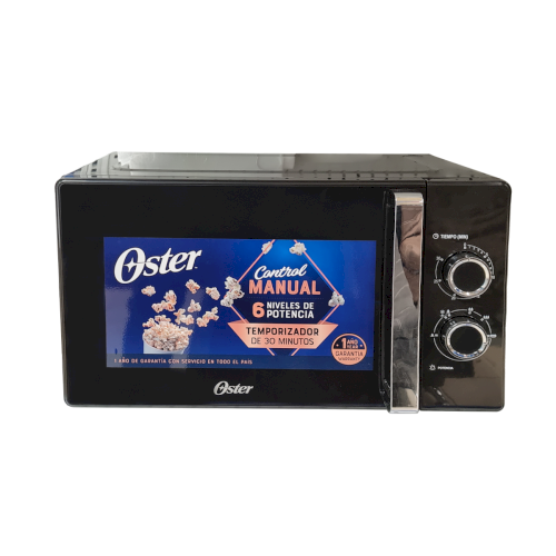 MICROONDAS D/PERILLA 0.9 PIES  (A+) "OSTER"  NEGRO #OGHW12502