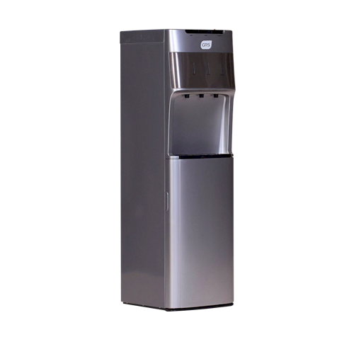 DISPENSADOR D/ AGUA "GRS" (A+) 3 TIEMPOS SILVER C/BOTELLON OCULTO#DA-BO3T-S