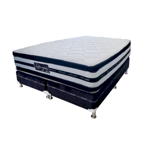 CAMA KING  SIZE KINGMASTER "LUXURY DREAM" DOBLE EURO TELA NANOTEX