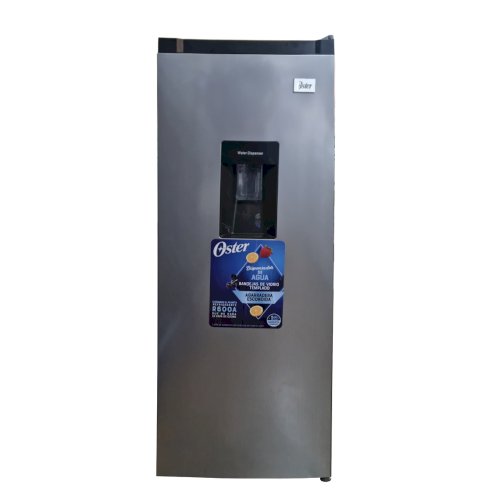 REFRI FROST C/DISPENSADOR  1 PUERTA 6 PIES  (A+) "OSTER"  INOX # OS-DF178SSD