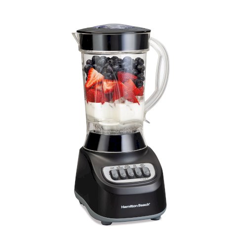 LICUADORA D/PLASTICO 10 VELOCIDADES 1.4 LITROS "SMOOTHIE HAMILTON BEACH" NEGRA #50180F #01809