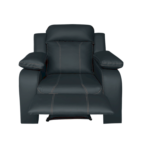 SILLON RECLINABLE SAÚCO TELA VOLTAFLEX NEGRO/CAFE