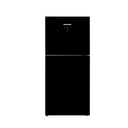 REFRI NO FROST  2 PUERTAS 13 PIES (A+) "CHALLENGER"  GLASS NEGRA #CR360