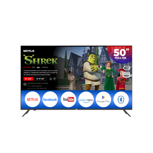 TELEVISOR LED SMART 50"  "JVC" UHD SMART HUB OS TV/USB/VGA/HDMI/FRAME #LT-50KB534 #503344