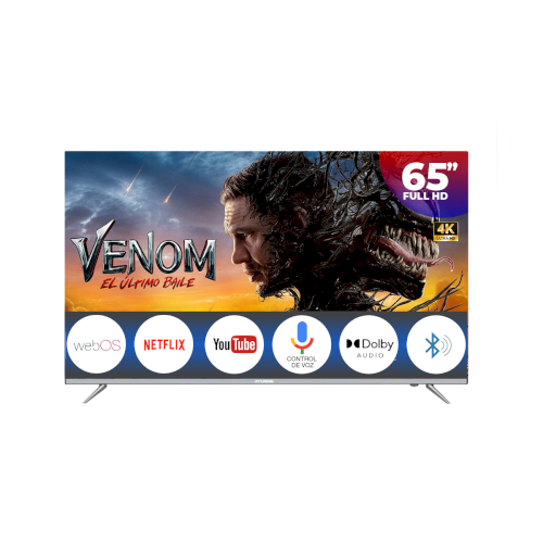 TV SMART LED 65" "HYUNDAI" SISTEMA WEBOS HUB /HDMI/USB/4KUHD/BT #HYLED6508W4KM