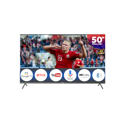 TV SMART LED 50" "HYUNDAI" SISTEMA GOOGLETV HDMI/USB/3840P/4KUTRAHD/BT #HYLED5020G4KM