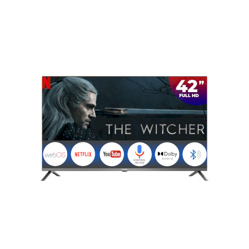 TV SMART LED 42" "HYUNDAI" SISTEMA WEBOSHUB HDMI/USB/1080P/FULLHD//BT #HYLED429WIM