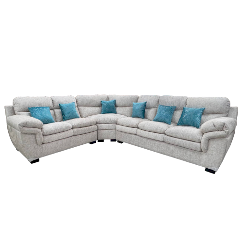 JUEGO DE SALA "ROYAL 3-2-1"  MODULAR CREMA #CENTURY