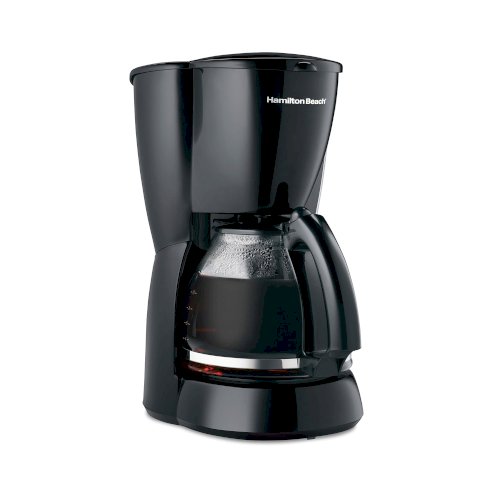 PERCOLADORA JARRA D/VIDRIO "HAMILTON BEACH"  NEGRA 12 TAZAS #49316RG#3166