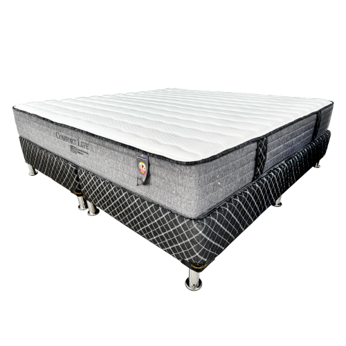 CAMA KING SIZE "BLACK ORTHOPEDIC" #COMFORT LITE