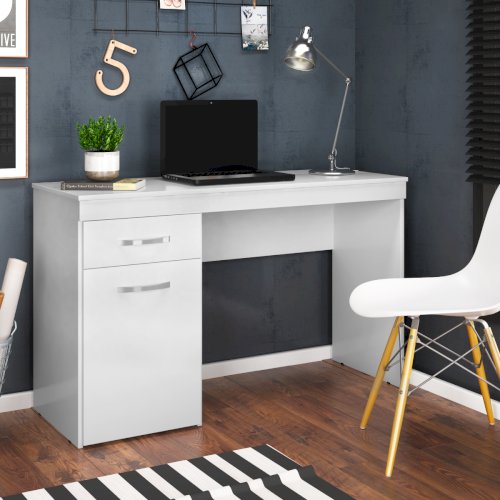 ESCRITORIO "OFFICE VICTORIA" 1 PUERTA  1 GAVETA CAFÉ CLARO #29100/106 #29100/134  #DEMOBILE
