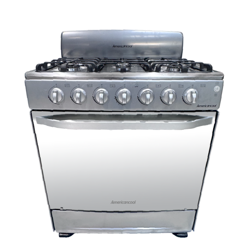 ESTUFA D/GAS 30" "AMERICAN COOL" SILVER #AGS3360