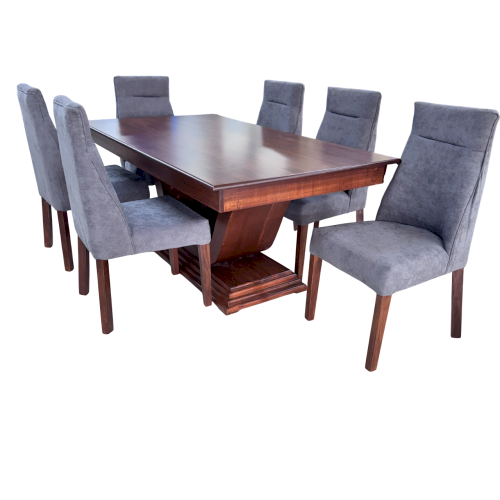 JGO DE COMEDOR RECTANGULAR "SANTORINI "6 SILLAS TURQUIA #CENTURY