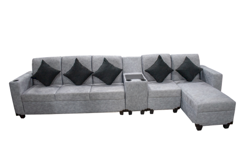 JGO DE SALA "DINAMARCA" CLASICA TELA LINO #LA MUEBLERIA