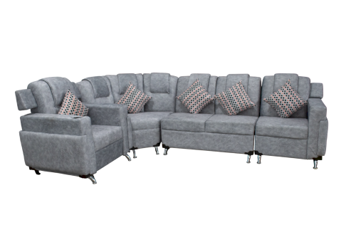 JGO DE SALA "ITALIA"TELA LINO  #LA MUEBLERIA