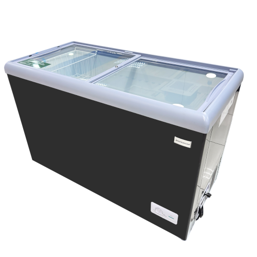 FREEZER HOR. 10.3 PIES PTA DE VIDRIO "AMERICANCOOL" #AFR1030G