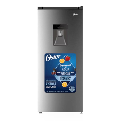 REFRI FROST C/DISPENSADOR  1 PUERTA 6 PIES  (A+) "OSTER"  INOX # OS-DF178SSD