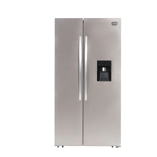 REFRI NO FROST  C/DISPENSADOR SIDE BY SIDE 18 PIES 2 PUERTAS (A+) "GRS" INVERTER INOX #GRSSI18SW