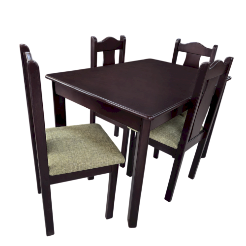 JGO DE COMEDOR CUAD. "VICTORIA"  4-SILLAS #AMAYA