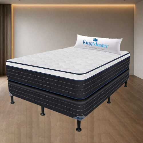 CAMA MATRIMONIAL "CHICAGO" BOX TOP #KINGMASTER
